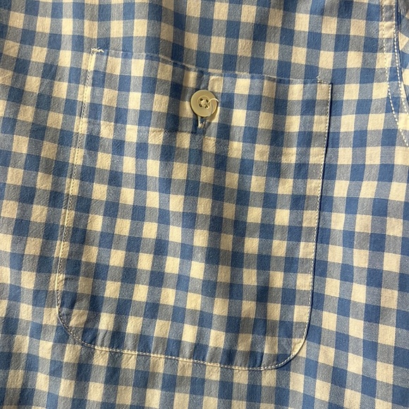 Polo by Ralph Lauren Camp Collar Ombré Gingham Plaid Shirt - Custom Dyed - Picture 14 of 15